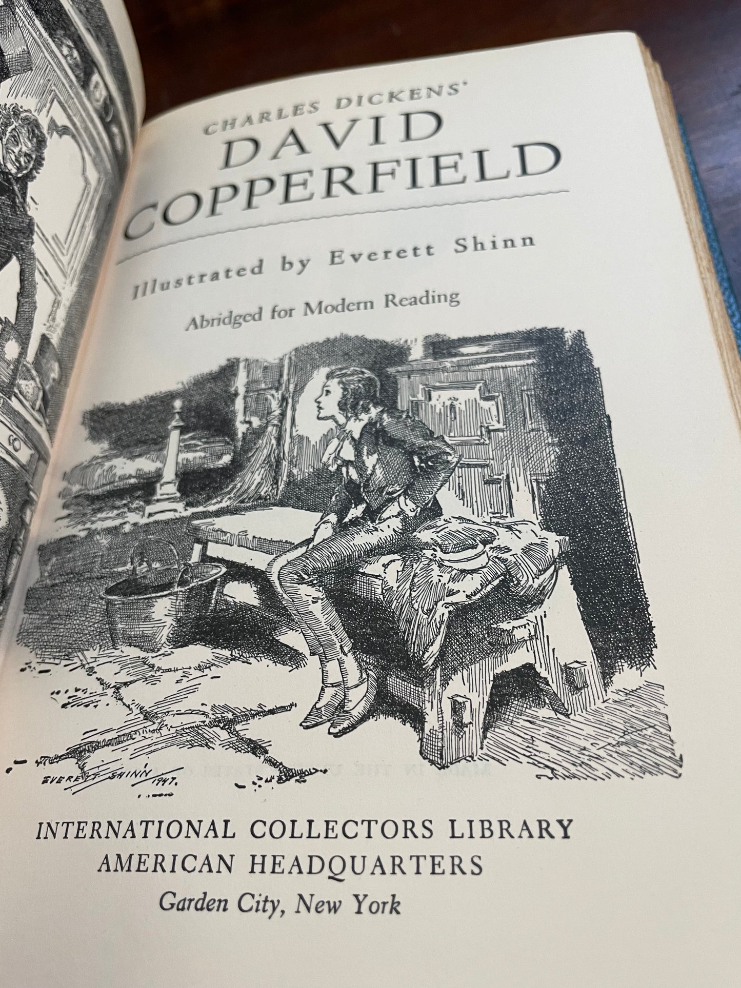 David Copperfield. Charles Dickens. 1948. International Collector's Library.