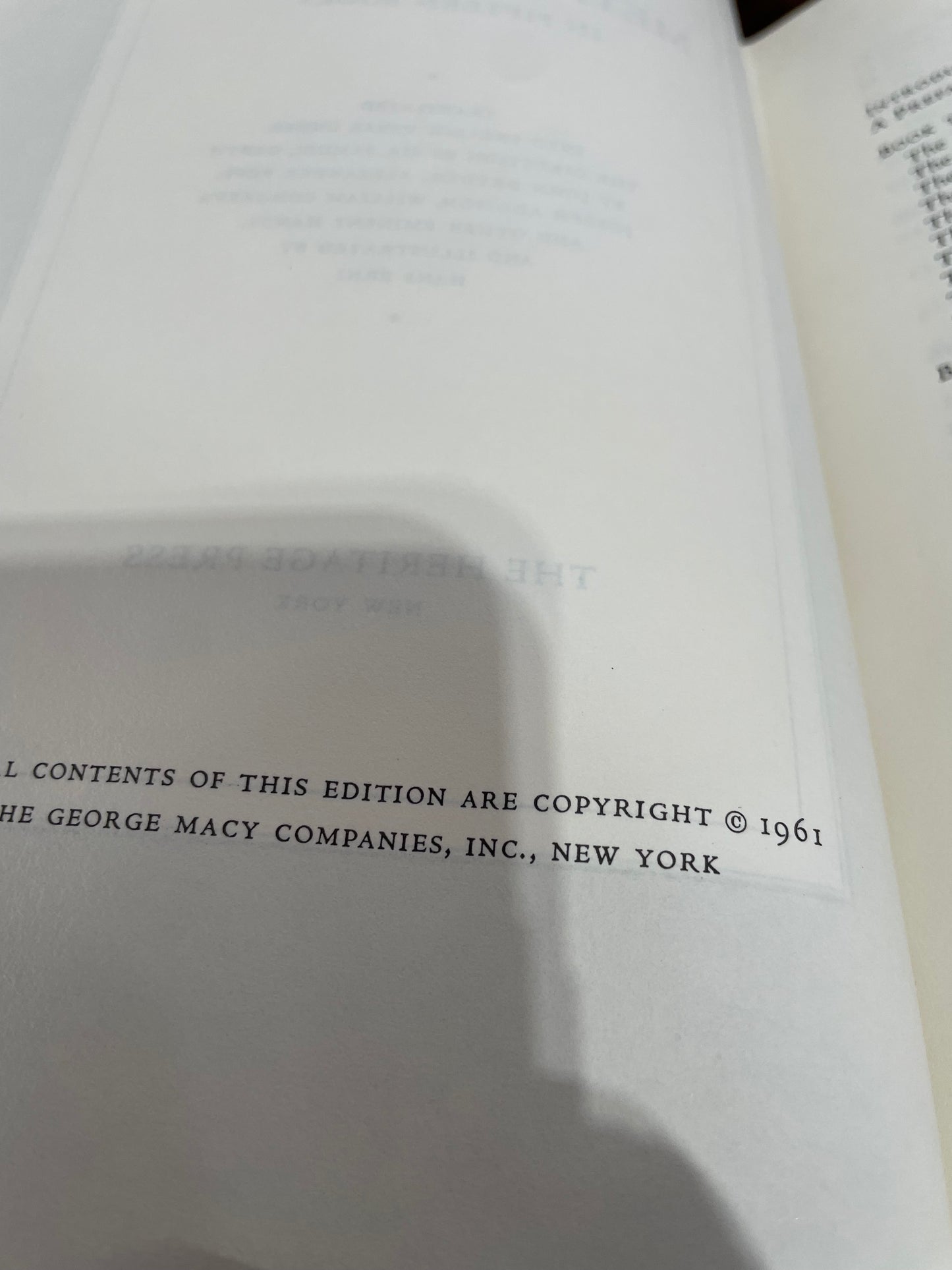 Ovid’s Metamorphoses. Heritage Press. 1961.