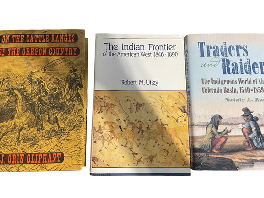 Traders and Raider.  The Indian Frontier.  On The Cattle Ranges of the Oregon Country.