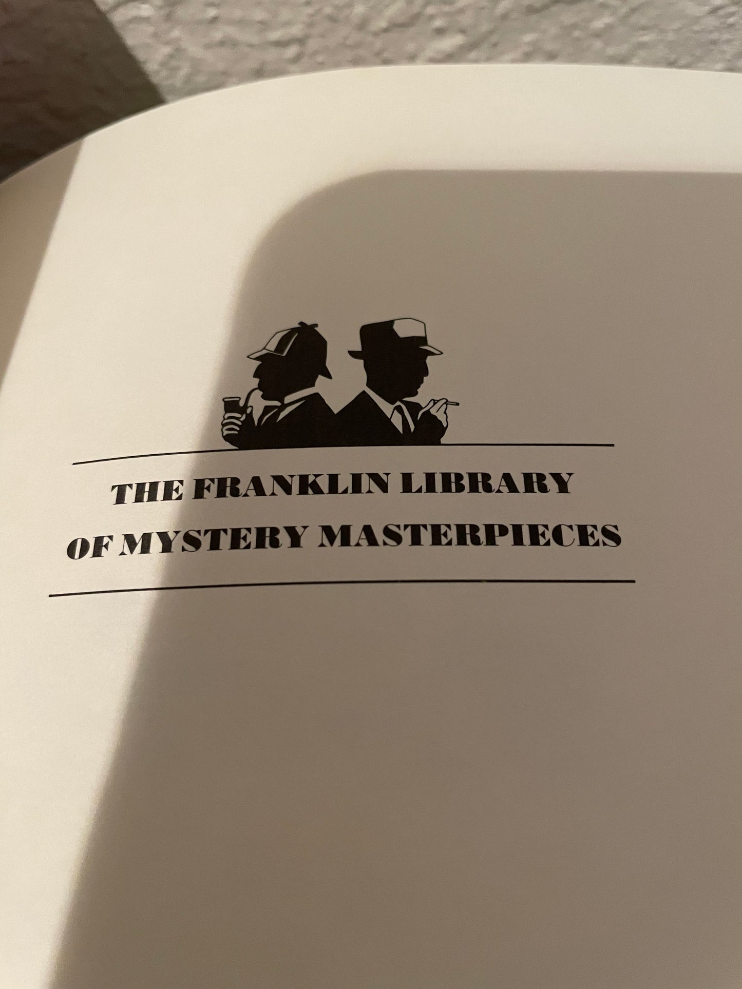 Tales of Mystery and Imagination. Edgar Allen Poe. Franklin Library.