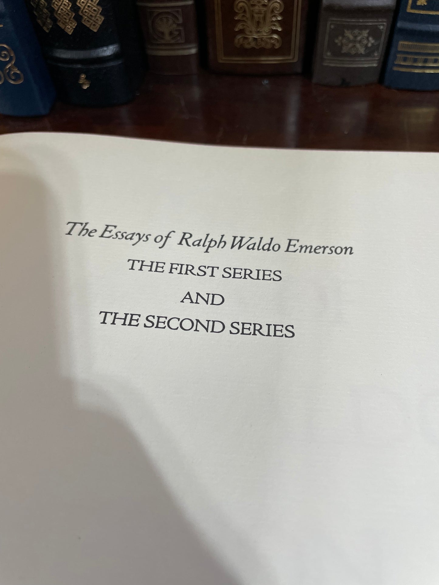 Essays of Ralph Waldo Emerson. 1934 Limited Editions Club. Heritage Press.