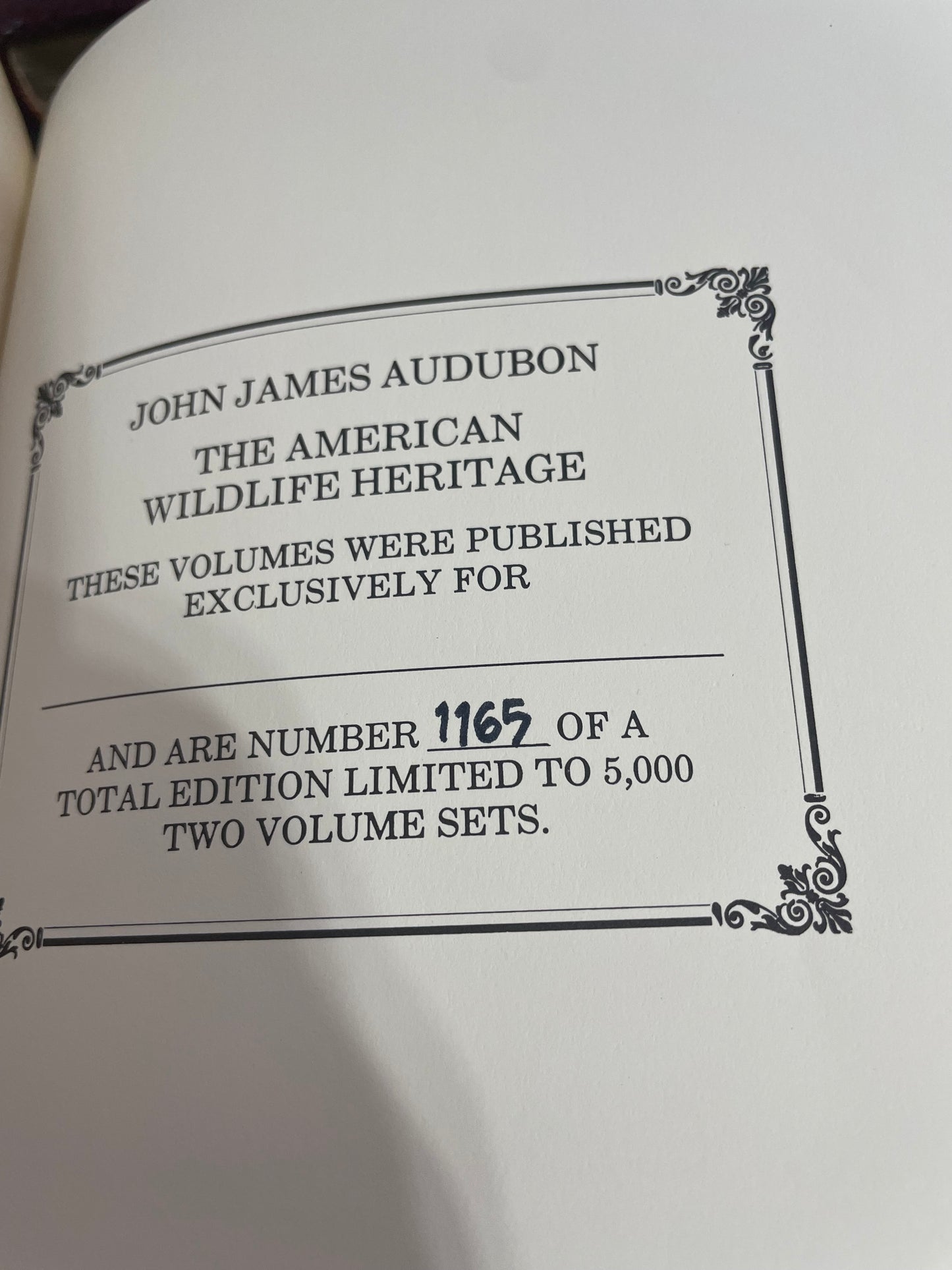 Selected Birds of America. Selected Quadrupeds of North America. John James Audubon. 1st Edition. Limited run. Volair Limited Company.